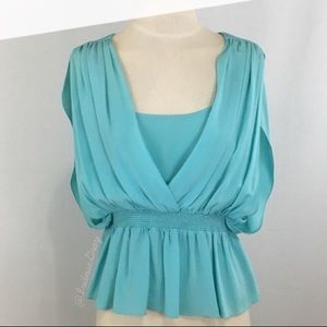 Anthropologie- Leifsdottir Peplum Top